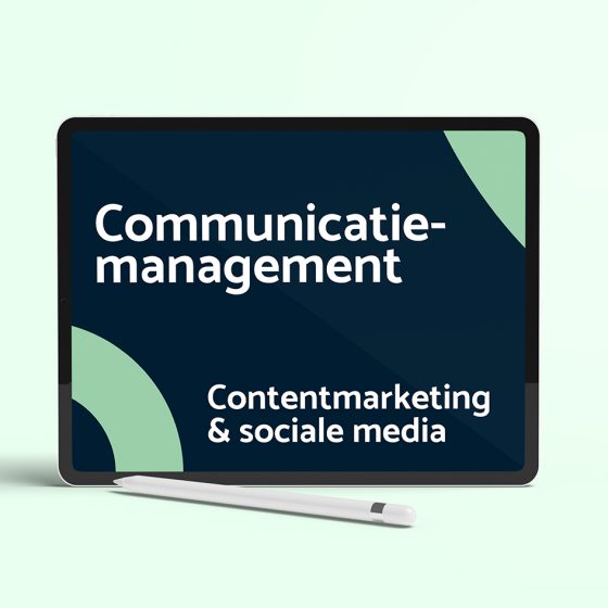 Voorblad studies Communicatiemanagement